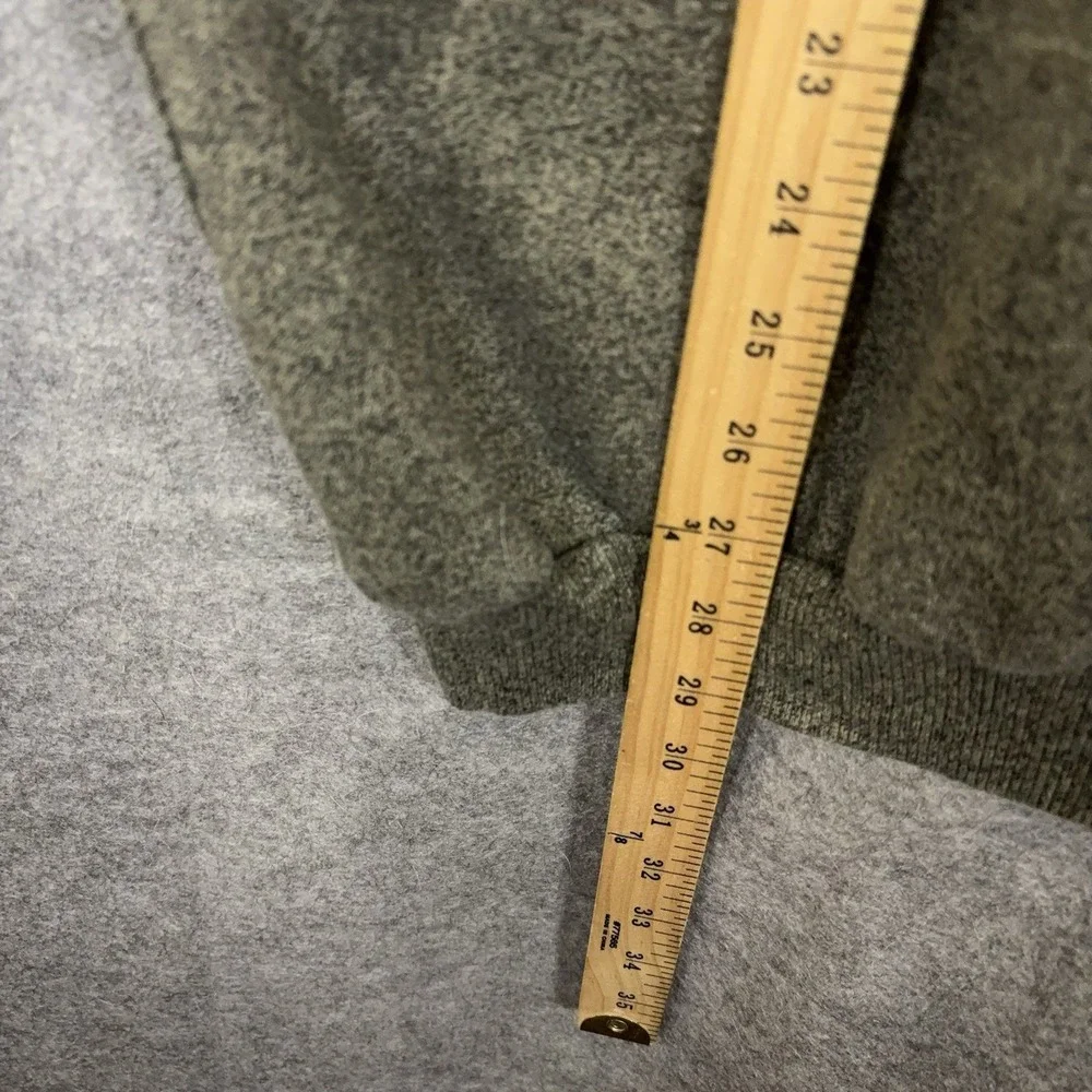 Forest Glen Apparel Henley Sweater Mens Sz L Green Deer Print USA VTG